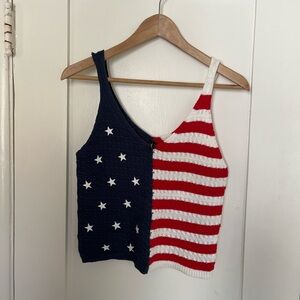 Patriotic Stars and Stripes Tank Top